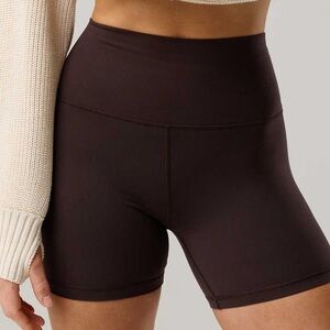 Aerie Brown Athletic biker shorts with POCKETS